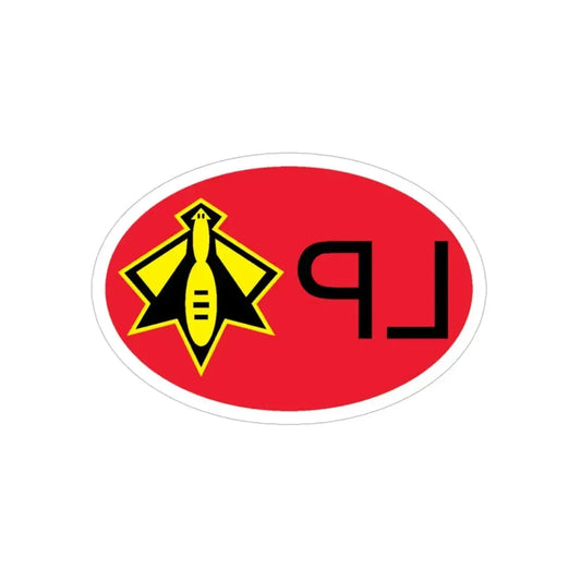 LPA 21st Airlift Squadron (U.S. Air Force) REVERSE PRINT Transparent Die-Cut STICKER 6 Inch Die-Cut Transparent - The Sticker Space