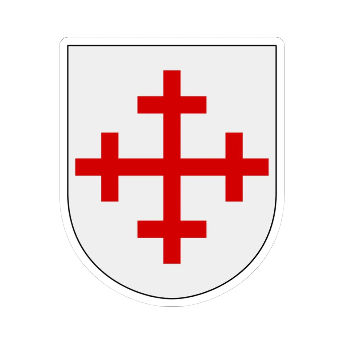 Lösing vapen (Sweden) (Coat of Arms) STICKER Vinyl Kiss-Cut Decal 3 Inch White - The Sticker Space