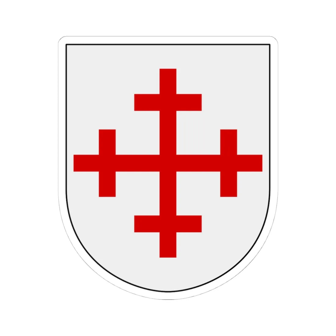 Lösing vapen (Sweden) (Coat of Arms) STICKER Vinyl Kiss-Cut Decal 4 Inch White - The Sticker Space