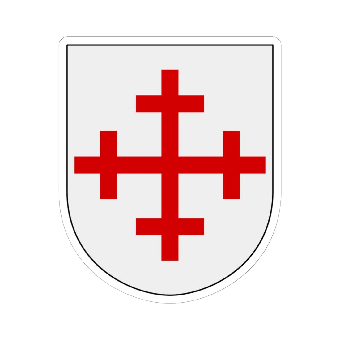 Lösing vapen (Sweden) (Coat of Arms) STICKER Vinyl Kiss-Cut Decal 6 Inch White - The Sticker Space