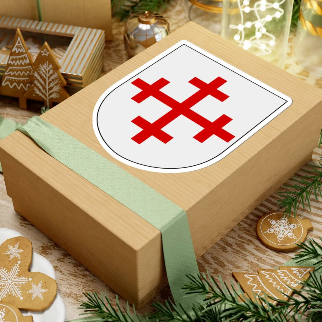 Lösing vapen (Sweden) (Coat of Arms) STICKER Vinyl Kiss-Cut Decal - The Sticker Space