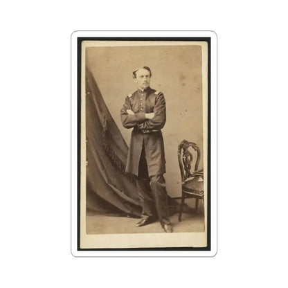 Lt. Robert G. Shaw, Standing, Facing Front (U.S. Civil War) STICKER Vinyl Kiss-Cut Decal 6 Inch White - The Sticker Space