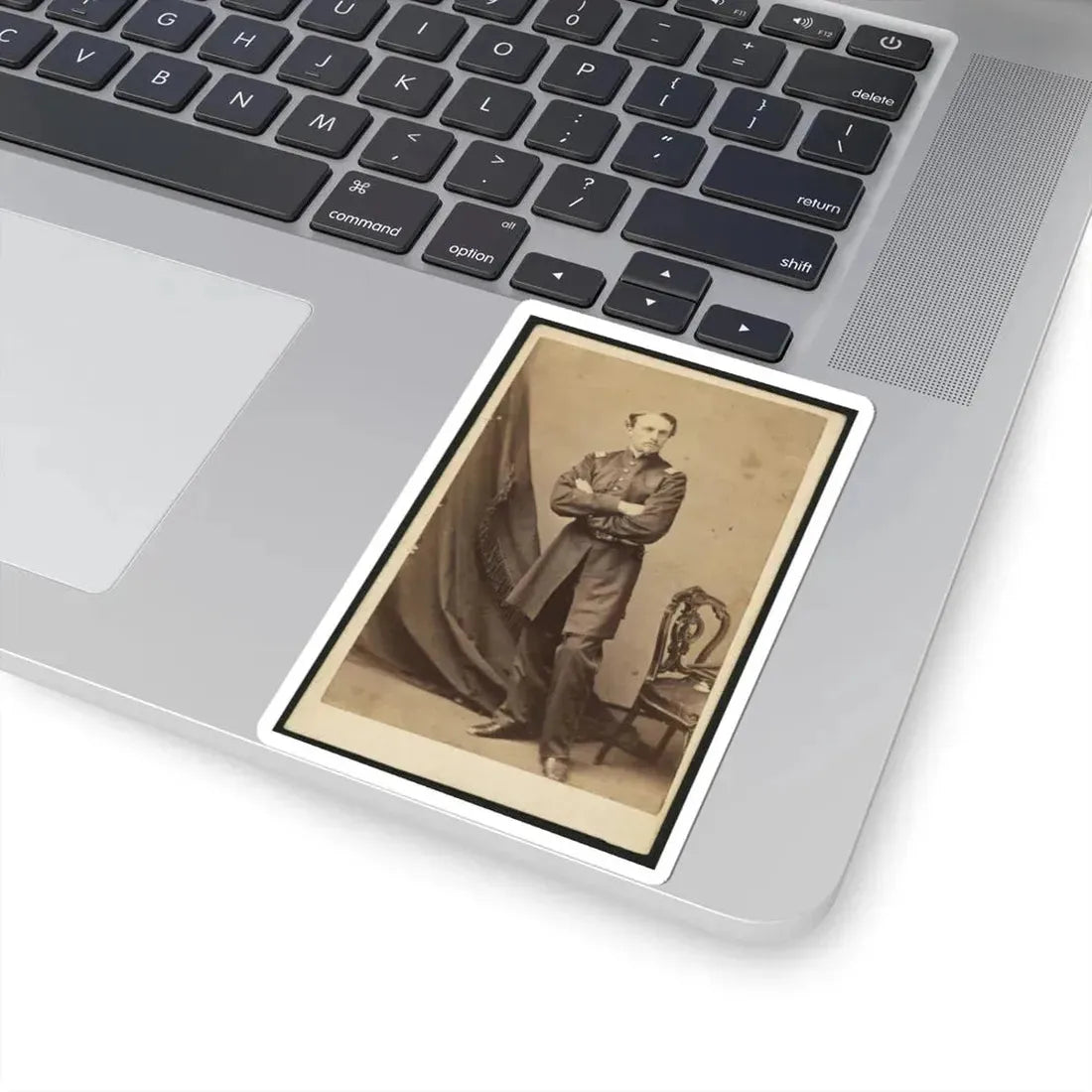 Lt. Robert G. Shaw, Standing, Facing Front (U.S. Civil War) STICKER Vinyl Kiss-Cut Decal - The Sticker Space