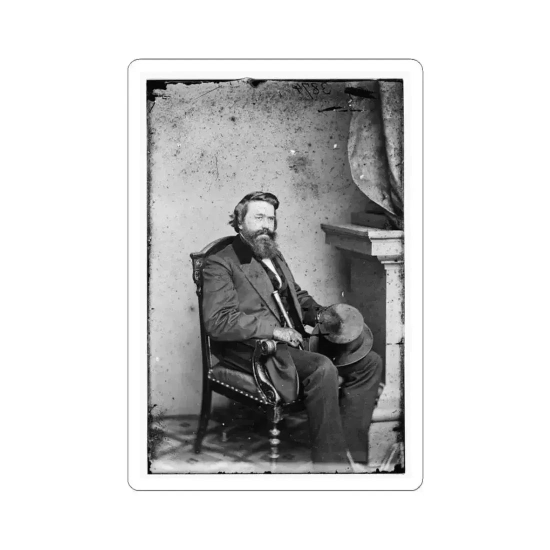 L.T. Wigfall, Brig. Gen. Csa 002 (U.S. Civil War) STICKER Vinyl Kiss-Cut Decal 3 Inch White - The Sticker Space