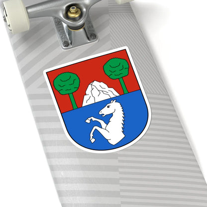 LüterswilGächliwil-blazon (Switzerland) (Coat of Arms) STICKER Vinyl Kiss-Cut Decal - The Sticker Space