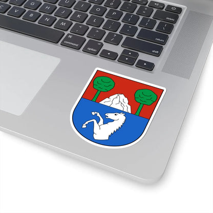 LüterswilGächliwil-blazon (Switzerland) (Coat of Arms) STICKER Vinyl Kiss-Cut Decal - The Sticker Space