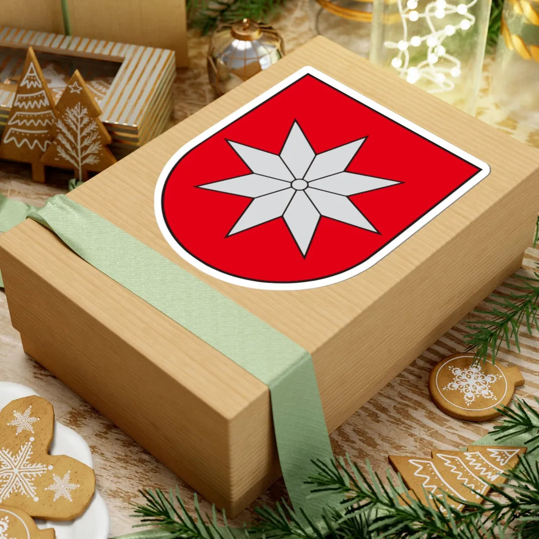 LTU Balninkai COA (Lithuania) (Coat of Arms) STICKER Vinyl Kiss-Cut Decal - The Sticker Space