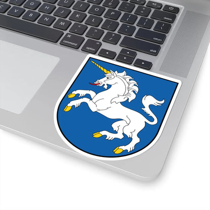 LTU Merkinė COA (Lithuania) (Coat of Arms) STICKER Vinyl Kiss-Cut Decal - The Sticker Space