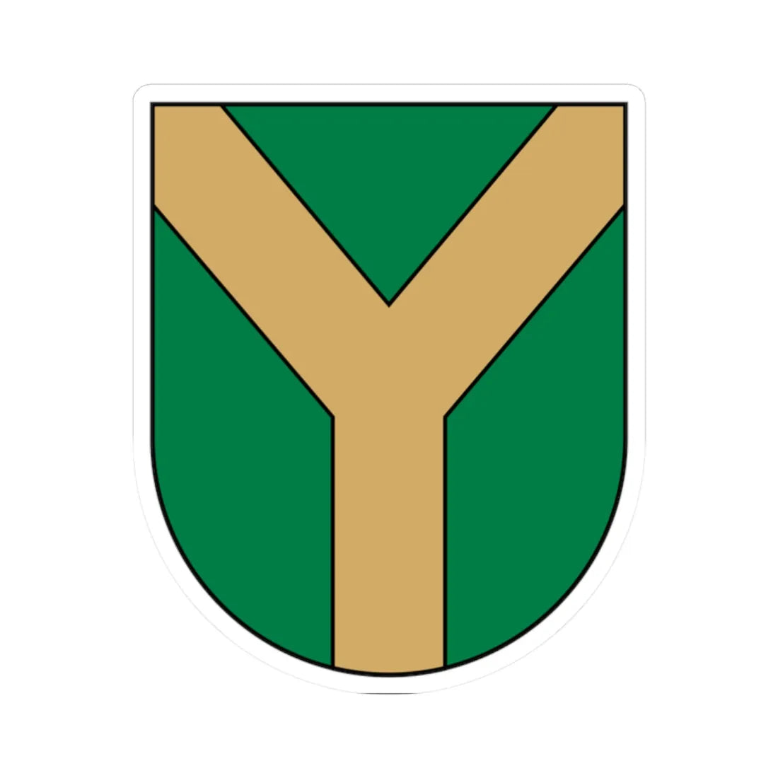 LTU Ylakiai COA (Lithuania) (Coat of Arms) STICKER Vinyl Kiss-Cut Decal 2 Inch White - The Sticker Space