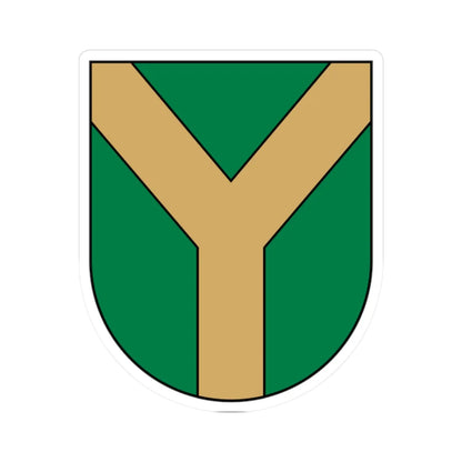 LTU Ylakiai COA (Lithuania) (Coat of Arms) STICKER Vinyl Kiss-Cut Decal 2 Inch White - The Sticker Space