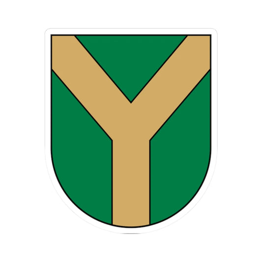 LTU Ylakiai COA (Lithuania) (Coat of Arms) STICKER Vinyl Kiss-Cut Decal 2 Inch White - The Sticker Space