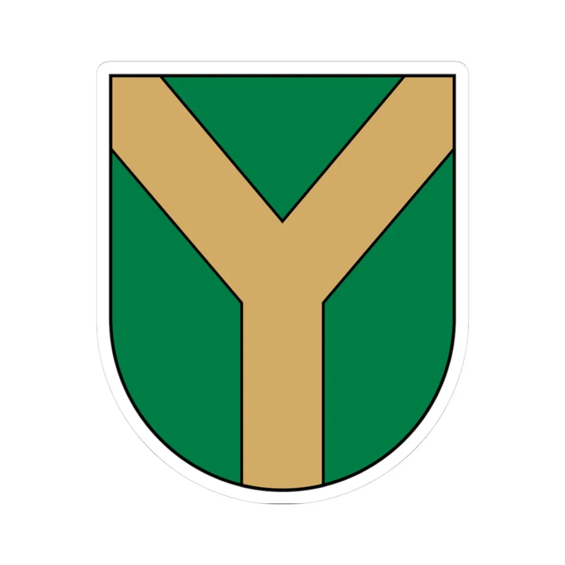 LTU Ylakiai COA (Lithuania) (Coat of Arms) STICKER Vinyl Kiss-Cut Decal 3 Inch White - The Sticker Space