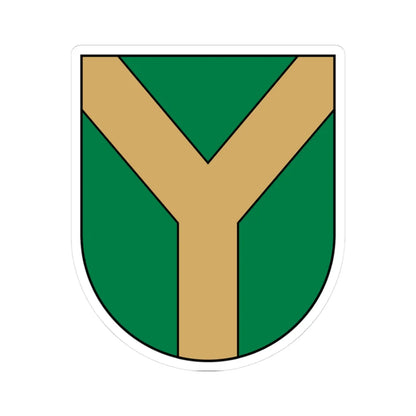 LTU Ylakiai COA (Lithuania) (Coat of Arms) STICKER Vinyl Kiss-Cut Decal 3 Inch White - The Sticker Space