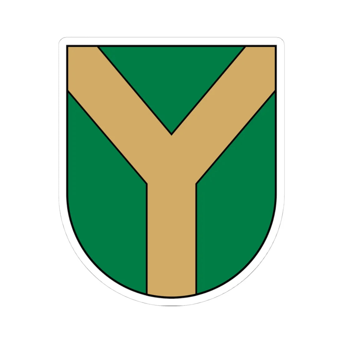 LTU Ylakiai COA (Lithuania) (Coat of Arms) STICKER Vinyl Kiss-Cut Decal 4 Inch White - The Sticker Space