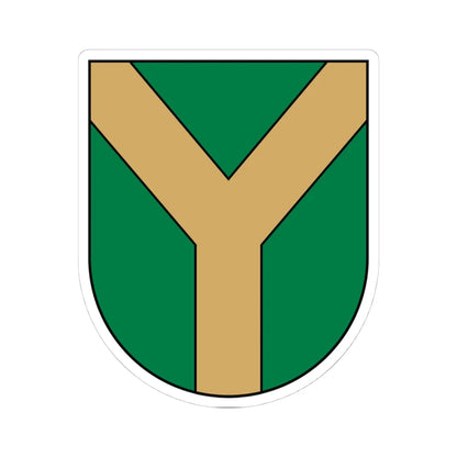 LTU Ylakiai COA (Lithuania) (Coat of Arms) STICKER Vinyl Kiss-Cut Decal 4 Inch White - The Sticker Space