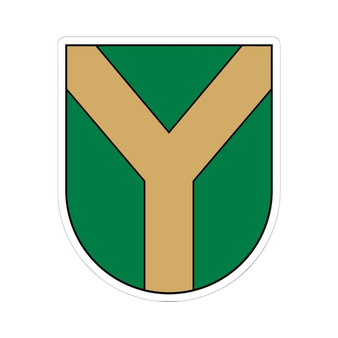 LTU Ylakiai COA (Lithuania) (Coat of Arms) STICKER Vinyl Kiss-Cut Decal 6 Inch White - The Sticker Space