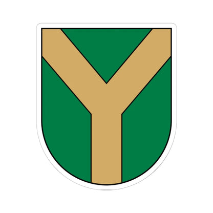 LTU Ylakiai COA (Lithuania) (Coat of Arms) STICKER Vinyl Kiss-Cut Decal 6 Inch White - The Sticker Space