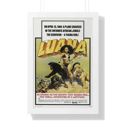 LUANA 1968 - Framed Movie Poster - The Sticker Space