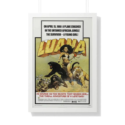 LUANA 1968 - Framed Movie Poster - The Sticker Space
