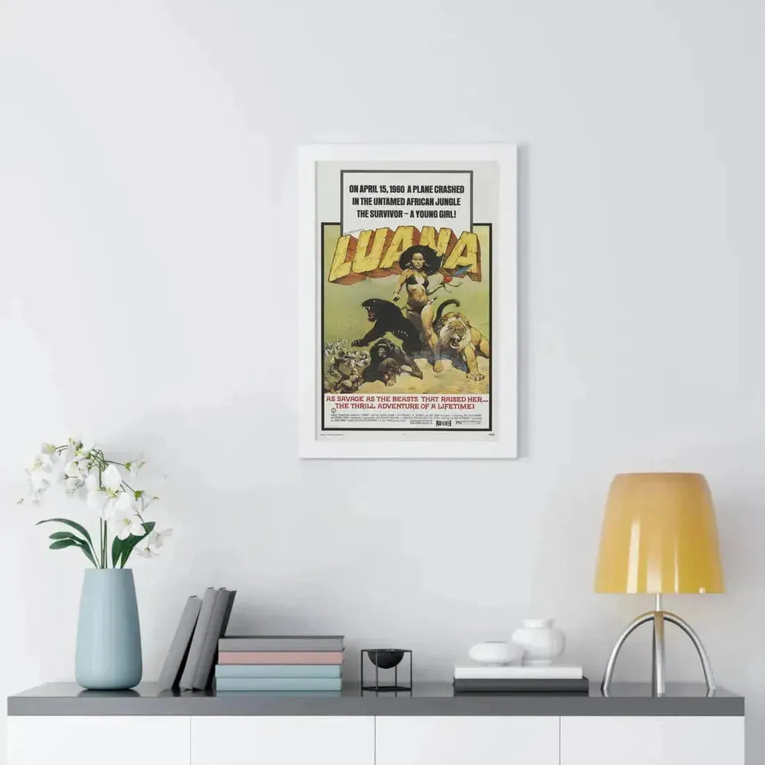 LUANA 1968 - Framed Movie Poster - The Sticker Space