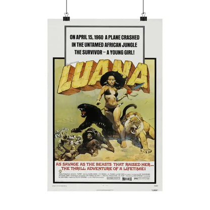 LUANA 1968 - Paper Movie Poster 12″ x 18″ Matte - The Sticker Space