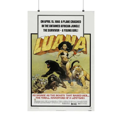 LUANA 1968 - Paper Movie Poster 24″ x 36″ Matte - The Sticker Space