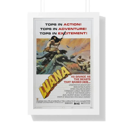 LUANA (2) 1968 - Framed Movie Poster 16″ x 24″ White - The Sticker Space