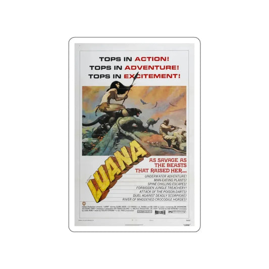 LUANA (2) 1968 Movie Poster STICKER Vinyl Die-Cut Decal 2 Inch - The Sticker Space