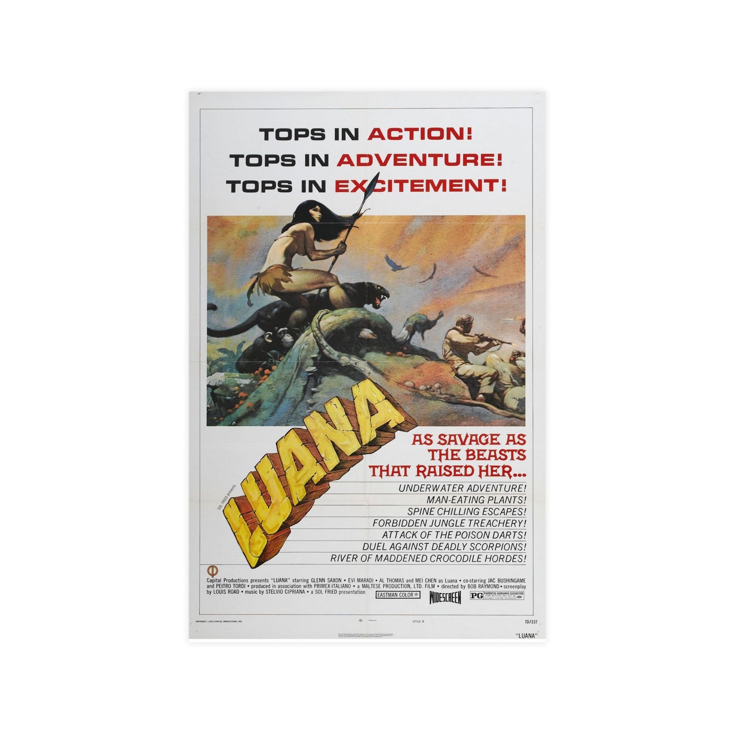 LUANA (2) 1968 - Paper Movie Poster-11″ x 17″ (Vertical)-The Sticker Space