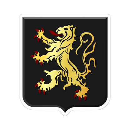 Lubbeek wapen (Belgium) (Coat of Arms) STICKER Vinyl Kiss-Cut Decal 6 Inch White - The Sticker Space