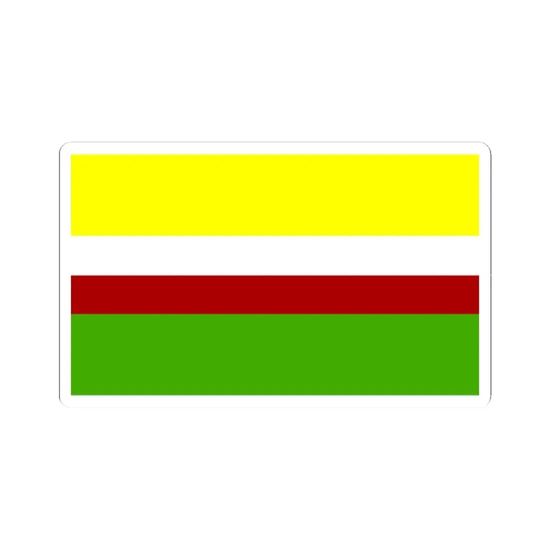 Lubuskie flaga (Poland) STICKER Vinyl Kiss-Cut Decal 2 Inch White - The Sticker Space