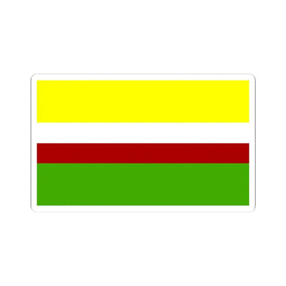 Lubuskie flaga (Poland) STICKER Vinyl Kiss-Cut Decal 3 Inch White - The Sticker Space
