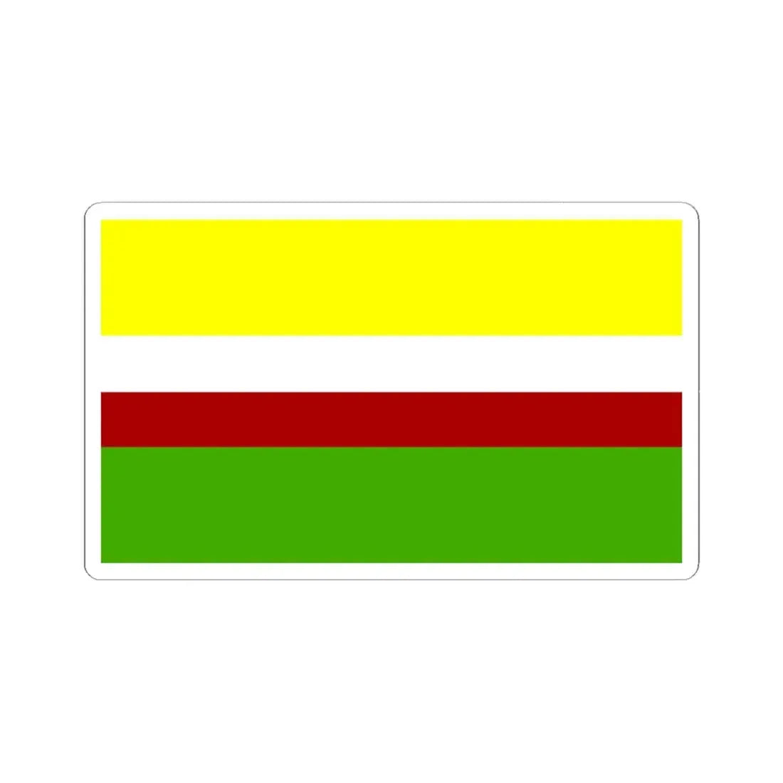 Lubuskie flaga (Poland) STICKER Vinyl Kiss-Cut Decal 6 Inch White - The Sticker Space
