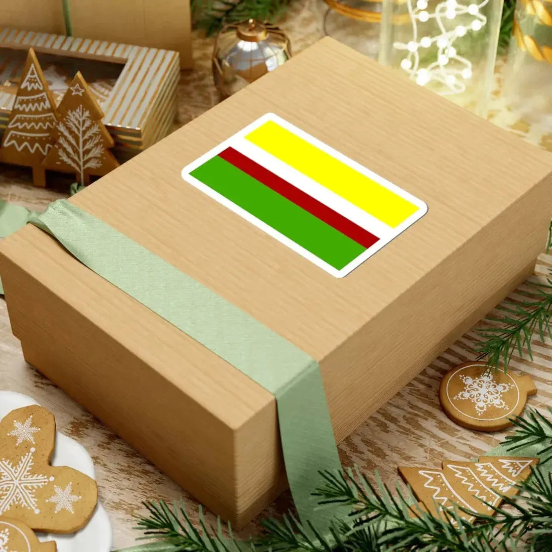 Lubuskie flaga (Poland) STICKER Vinyl Kiss-Cut Decal - The Sticker Space