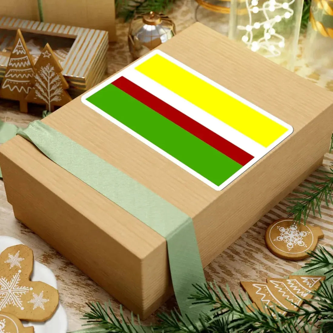 Lubuskie flaga (Poland) STICKER Vinyl Kiss-Cut Decal - The Sticker Space