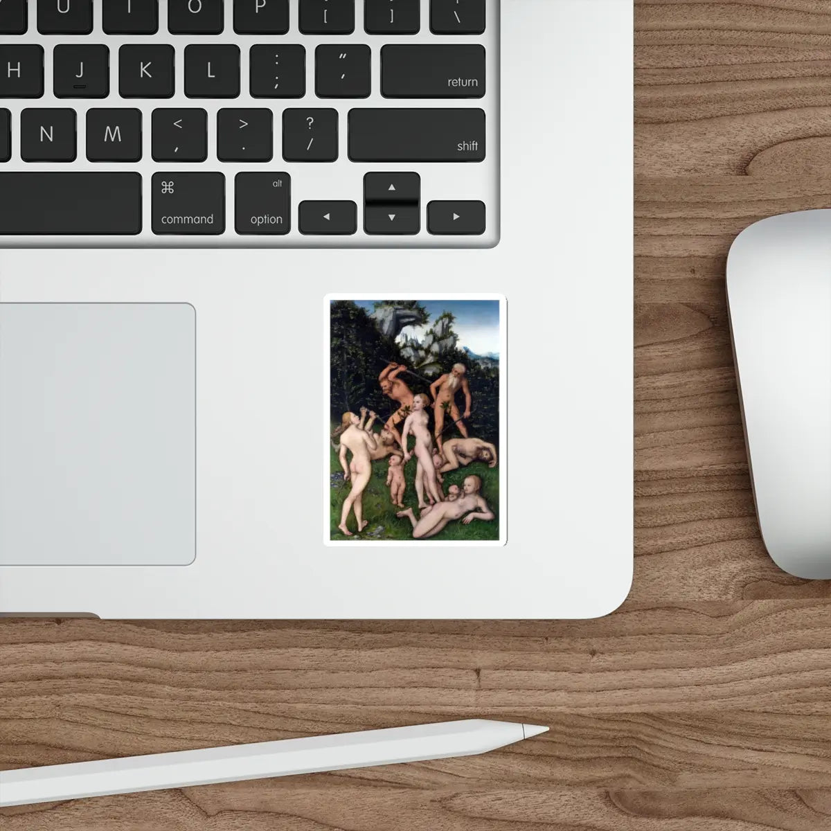 SKU:13558419942579779082 Sticker types:White Shape:Die-Cut Sizes:3" × 3"