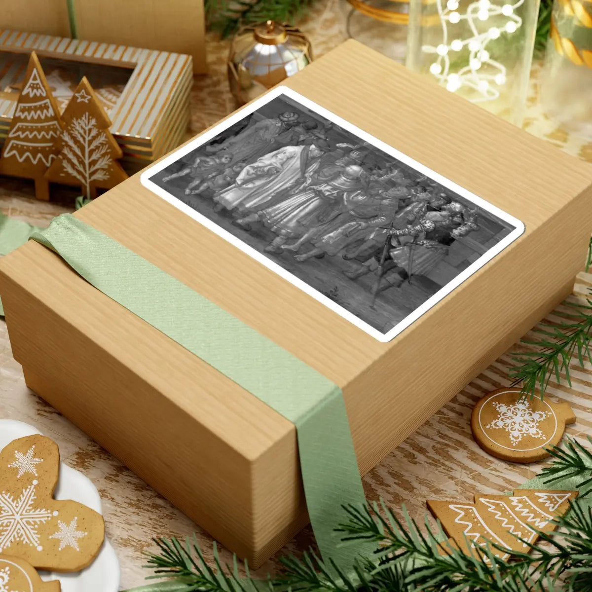 SKU:TSS-STICK-LCSVN-6X6-2 Sizes:6" × 6" Types:White