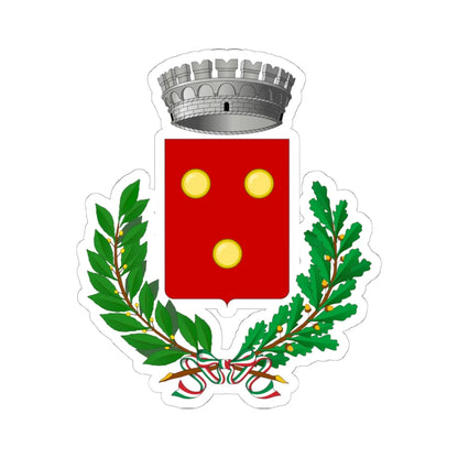 Lucca Sicula-Stemma (Italy) (Coat of Arms) STICKER Vinyl Kiss-Cut Decal 6 Inch White - The Sticker Space