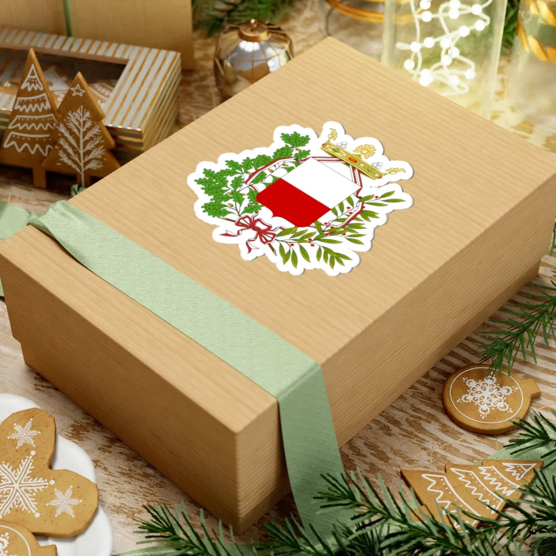 Lucca-Stemma (Italy) (Coat of Arms) STICKER Vinyl Kiss-Cut Decal - The Sticker Space