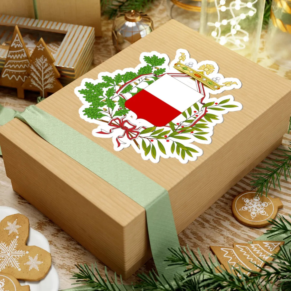 Lucca-Stemma (Italy) (Coat of Arms) STICKER Vinyl Kiss-Cut Decal - The Sticker Space