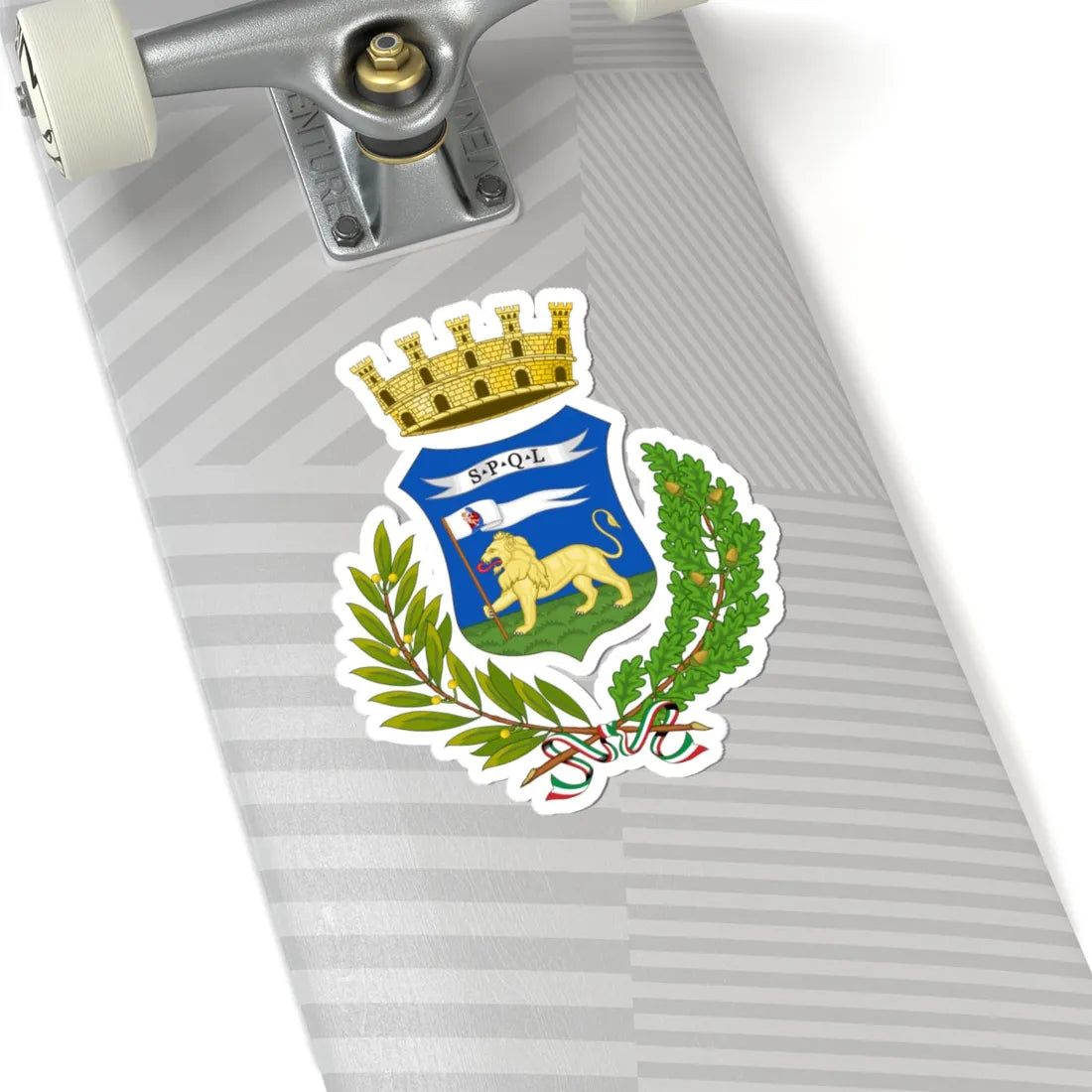 Lucera-Stemma (Italy) (Coat of Arms) STICKER Vinyl Kiss-Cut Decal - The Sticker Space