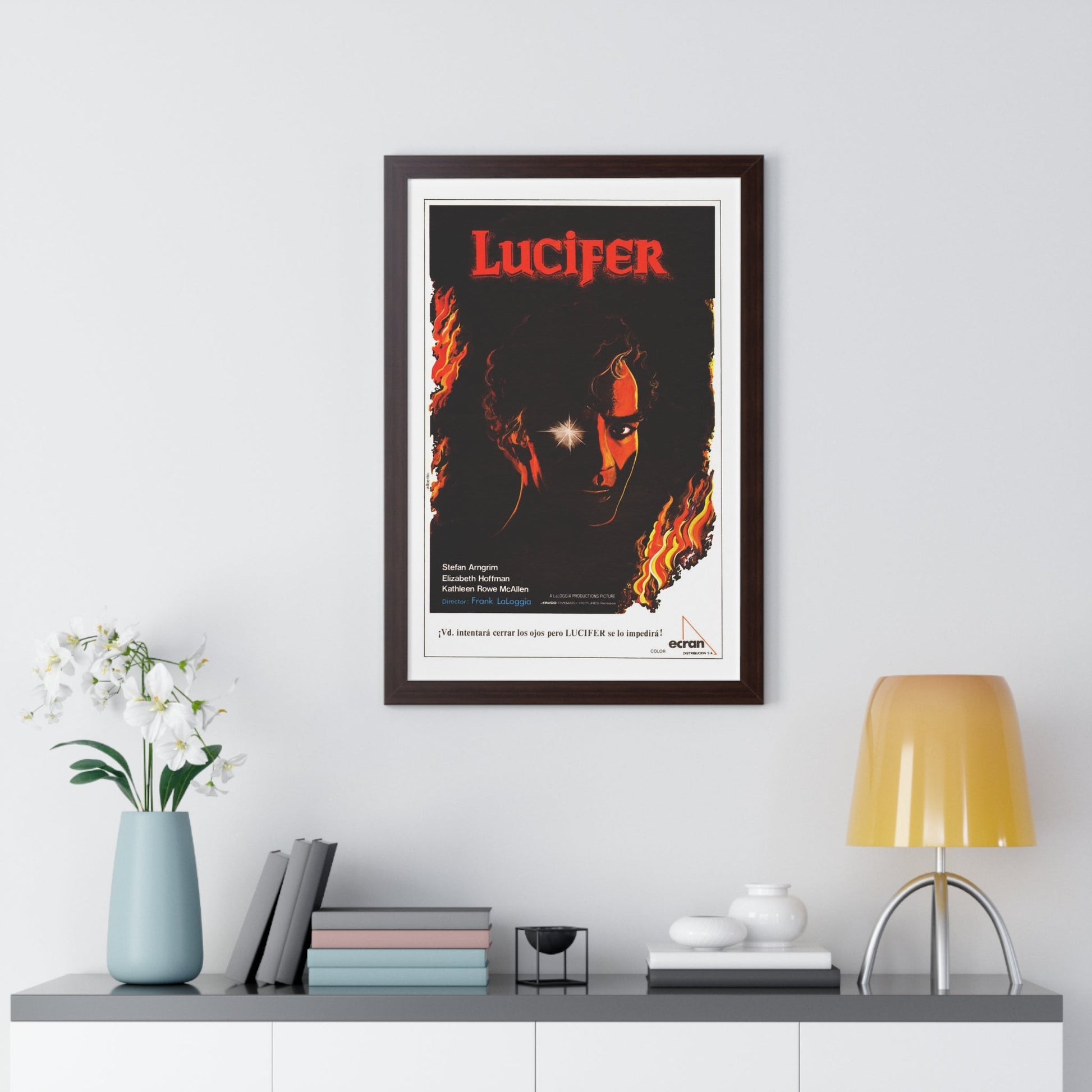 LUCIFER (FEAR NO EVIL) 1981 - Framed Movie Poster-The Sticker Space