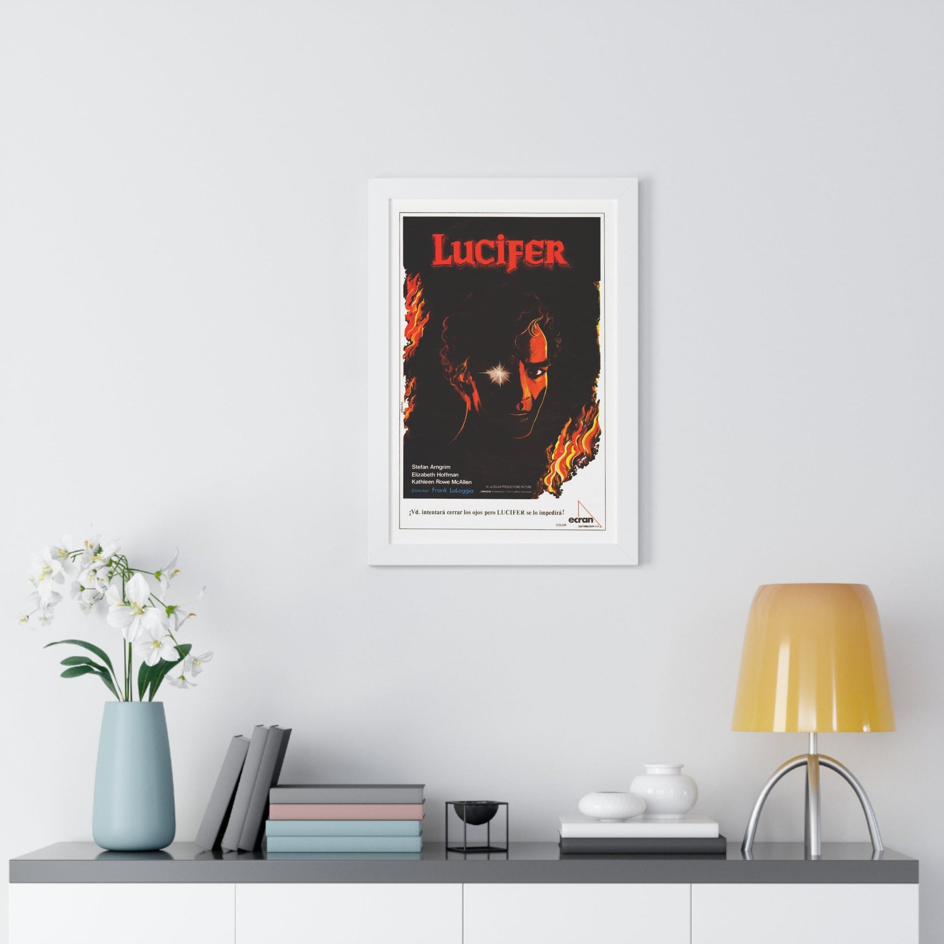 LUCIFER (FEAR NO EVIL) 1981 - Framed Movie Poster-The Sticker Space