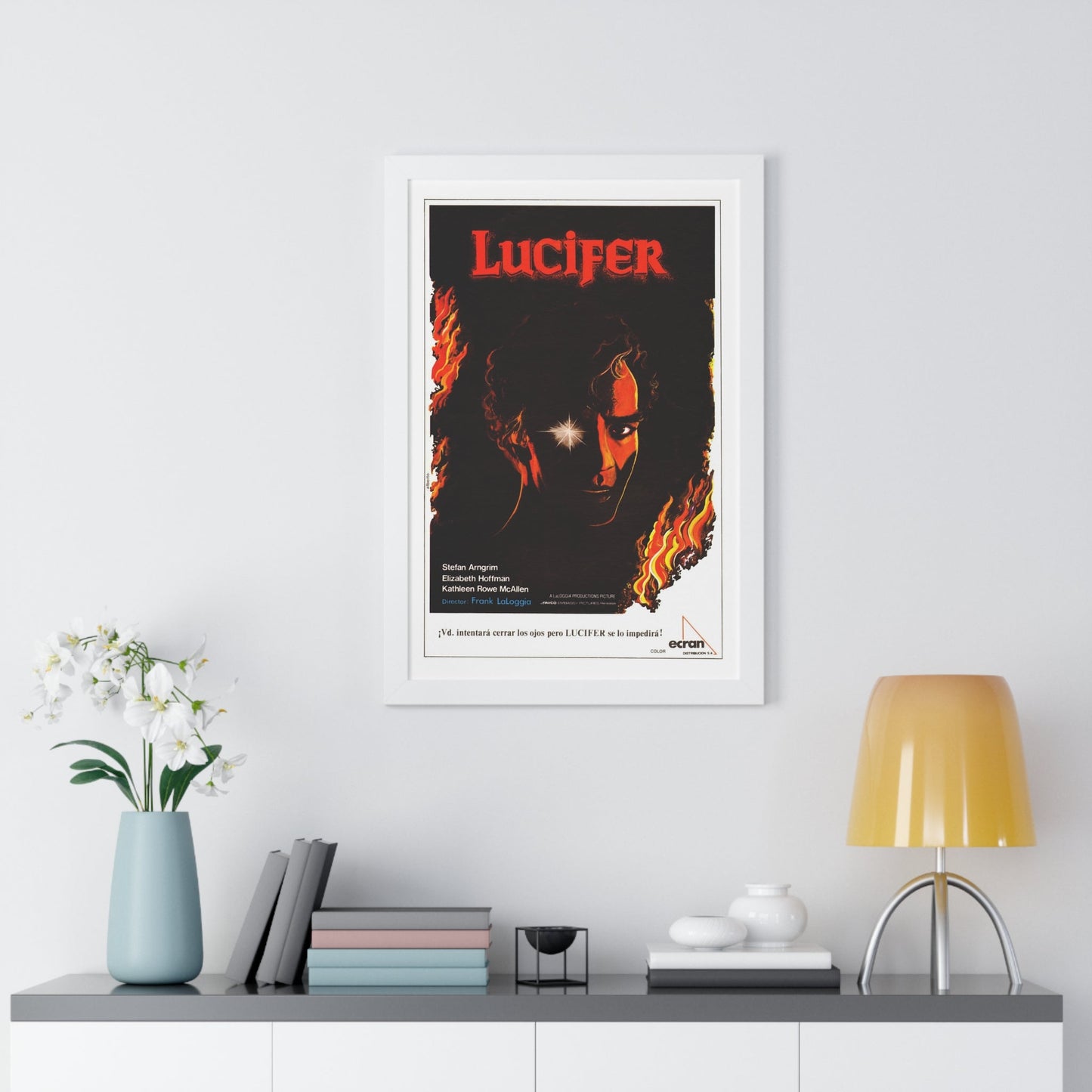 LUCIFER (FEAR NO EVIL) 1981 - Framed Movie Poster-The Sticker Space