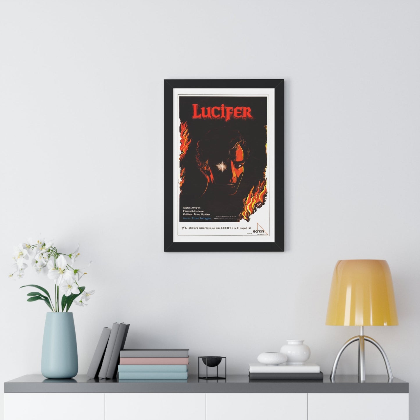 LUCIFER (FEAR NO EVIL) 1981 - Framed Movie Poster-The Sticker Space