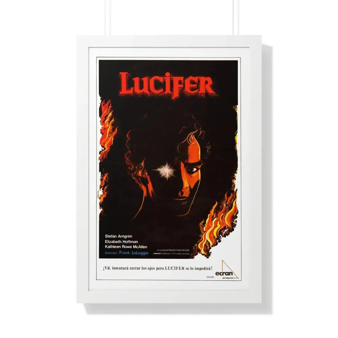 LUCIFER (FEAR NO EVIL) 1981 - Framed Movie Poster - The Sticker Space