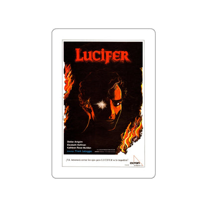 LUCIFER (FEAR NO EVIL) 1981 Movie Poster STICKER Vinyl Die-Cut Decal-White-The Sticker Space