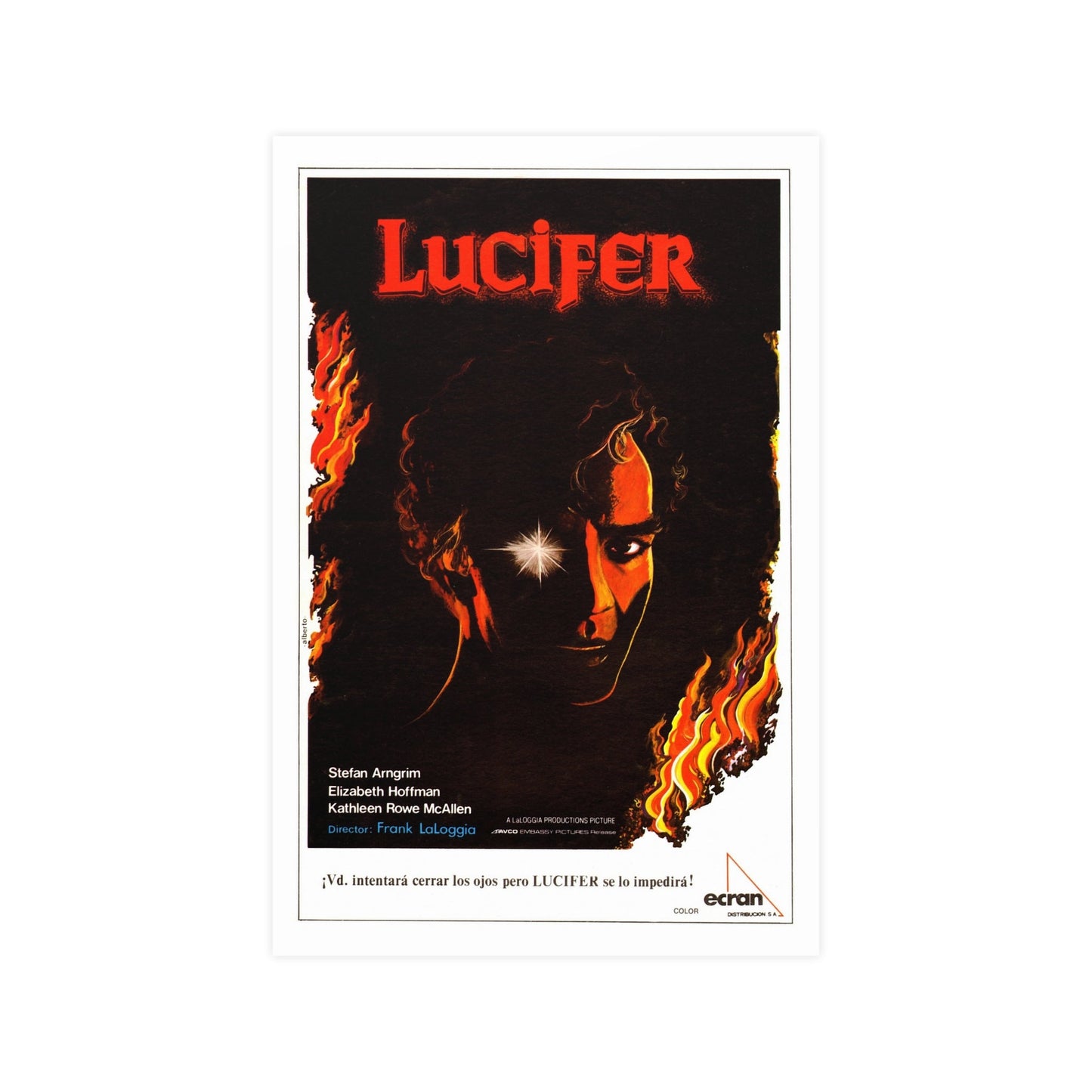 LUCIFER (FEAR NO EVIL) 1981 - Paper Movie Poster-12″ x 18″ (Vertical)-The Sticker Space