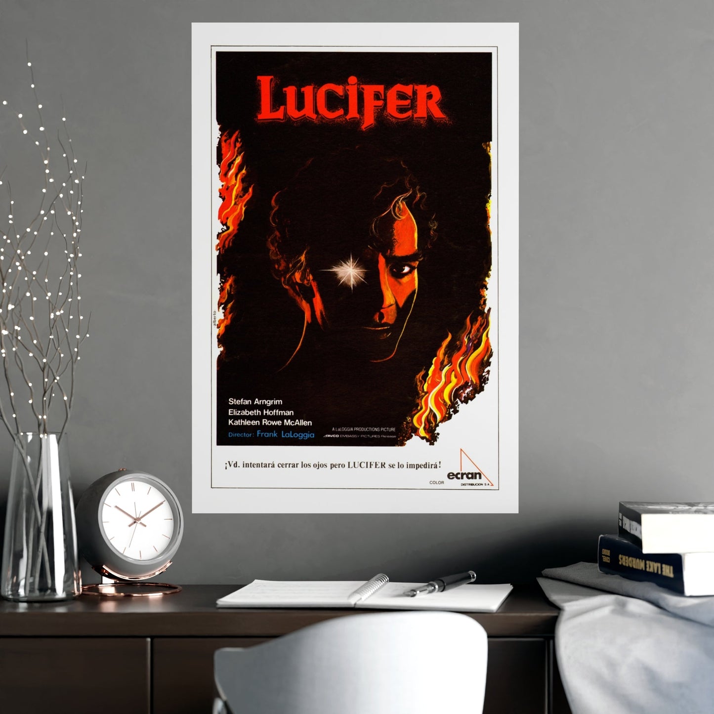 LUCIFER (FEAR NO EVIL) 1981 - Paper Movie Poster-The Sticker Space