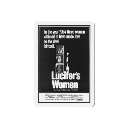 LUCIFER'S WOMEN 1974 Movie Poster - Refrigerator Magnet - The Sticker Space